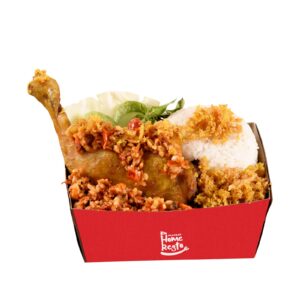 Ayam Kremes Sambal Kacang